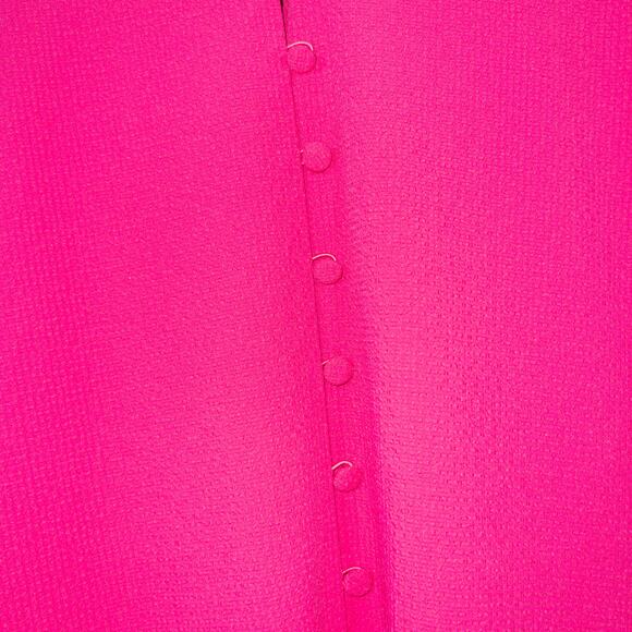 New Ted Baker Deep Pink Luann Button Through Cami Dress Size 8 - Picture 3 of 9